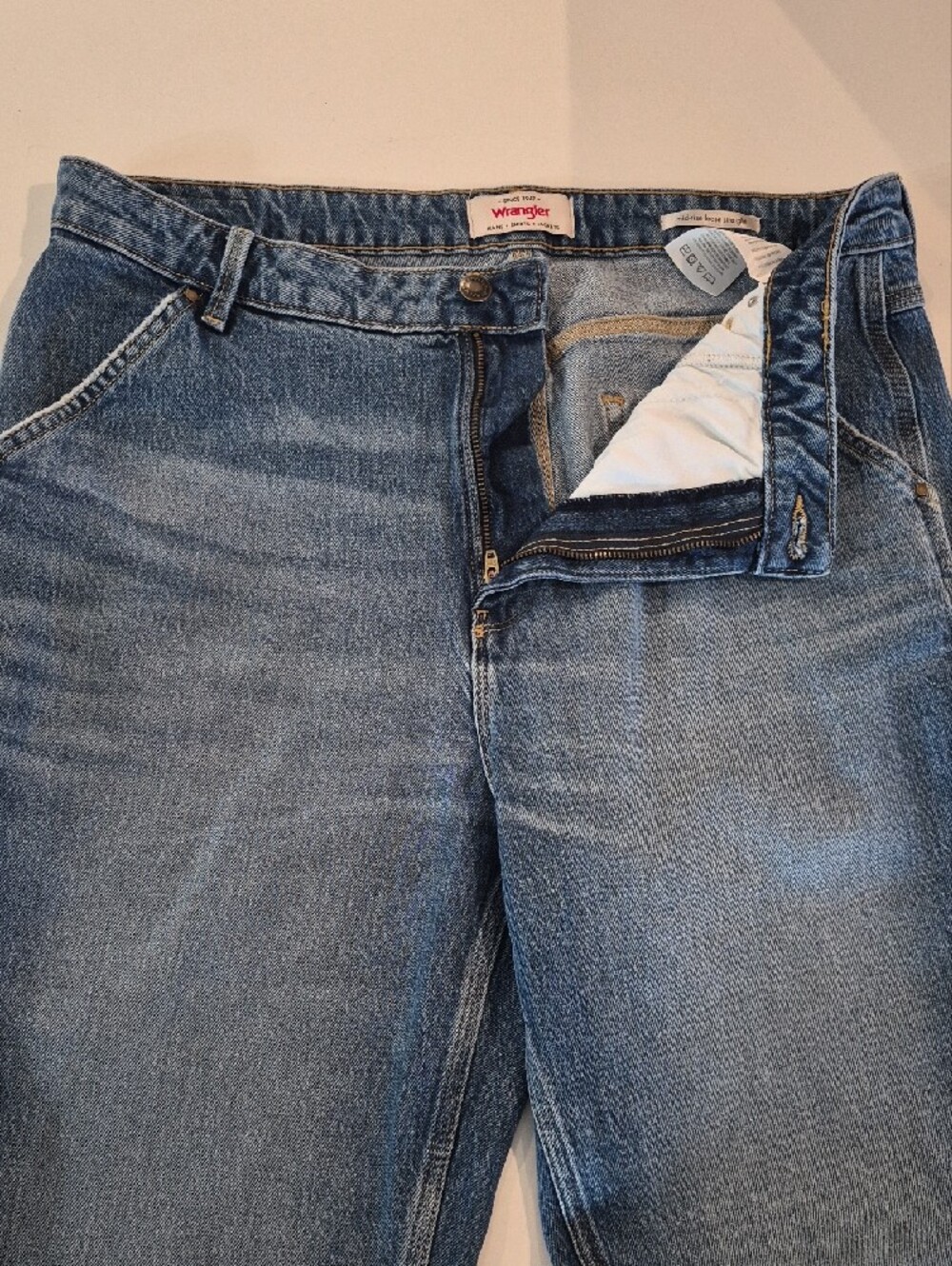 Wrangler Women’s High-Rise Blue Denim Jeans